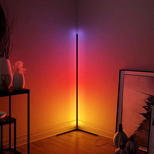RGB Corner Floor Lamp with App Control & Music Sync Feature