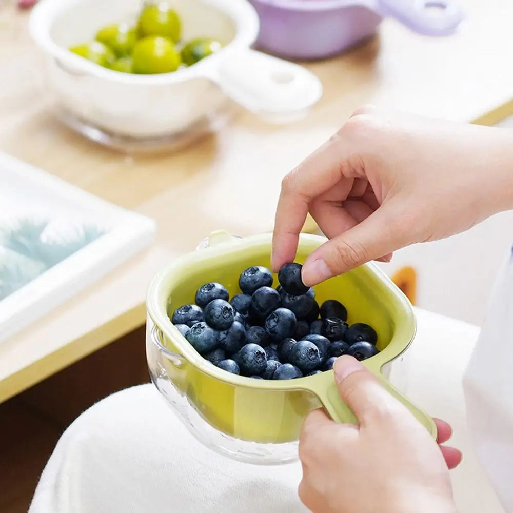 Fruits Vegetable Washing Drainage Basket  Bowl 