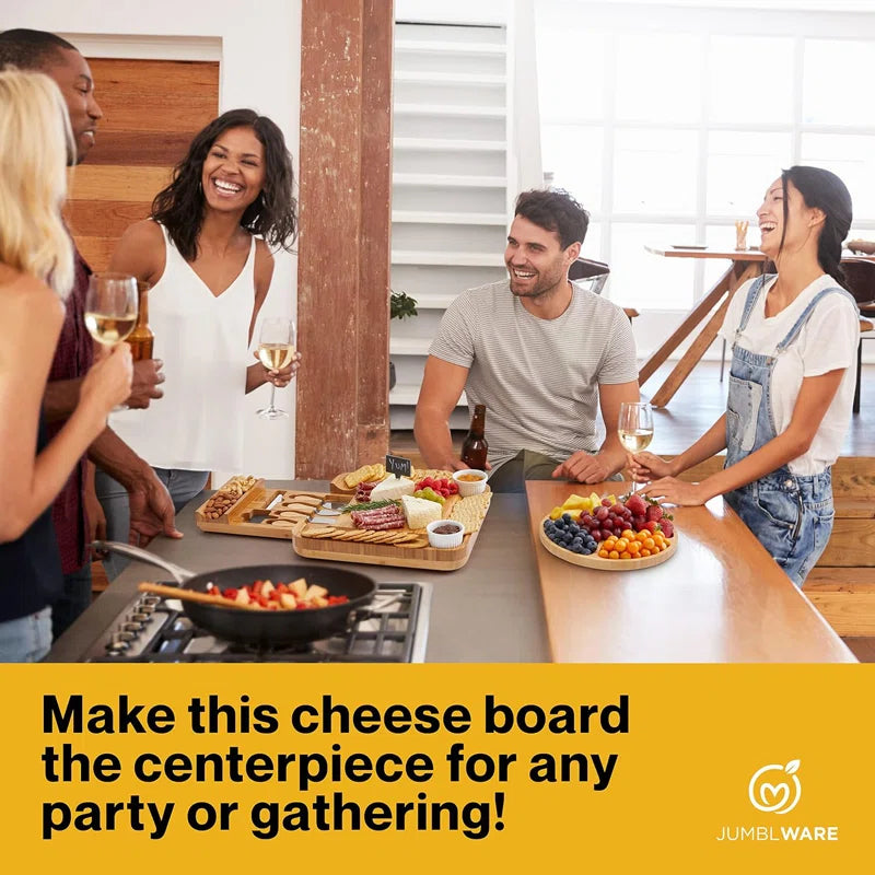 Bamboo Cheese Serving Board by