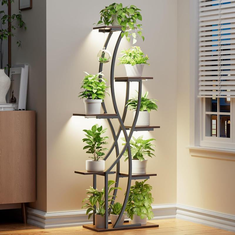 Metal Plants Flowers Stand Holder - 7 Tiered