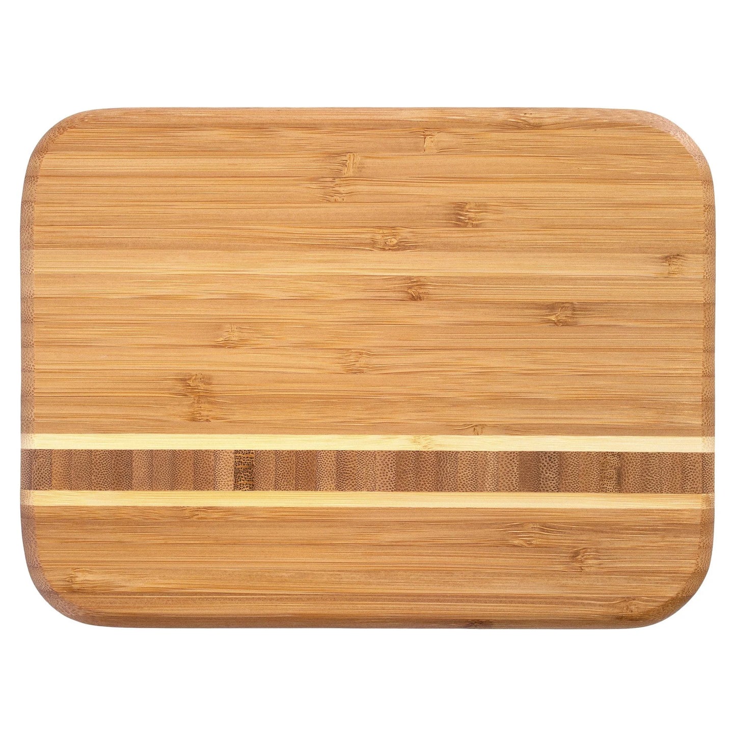 Barbados Bamboo Serving and Cutting Board, 9" X 6-1/2"