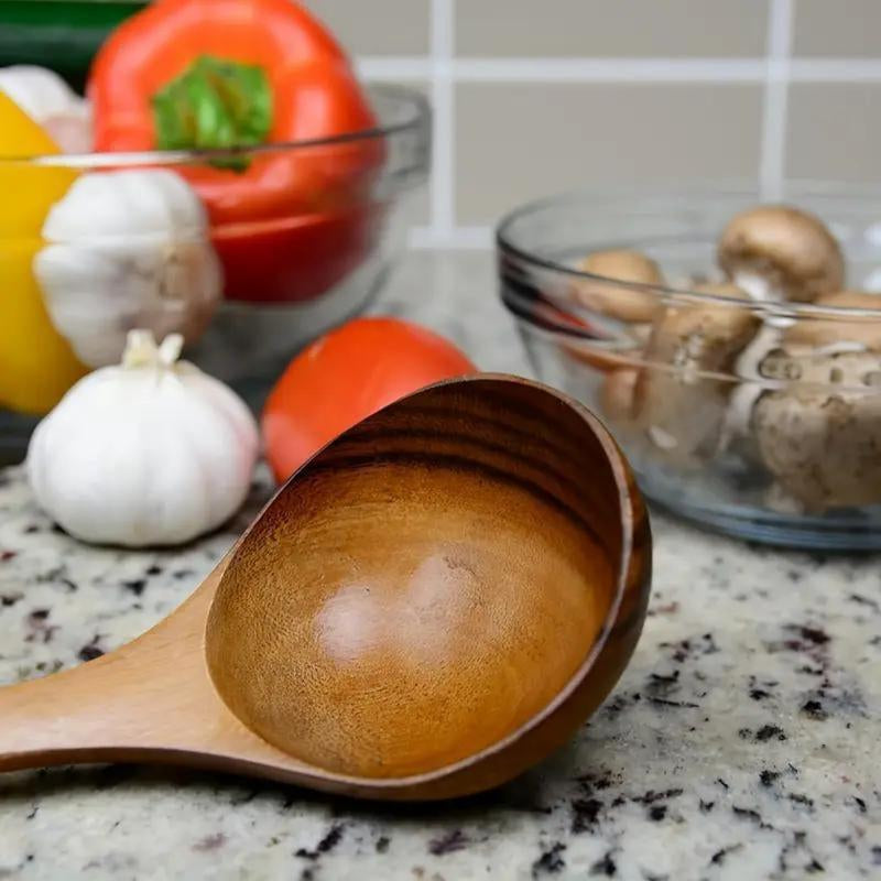  Wooden Kitchen Utensils Set - 8 PCs 