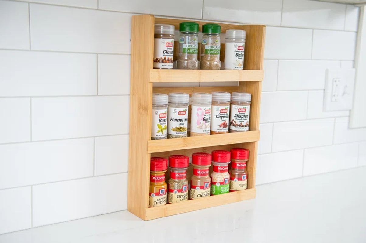 Bamboo Spice Organizer
