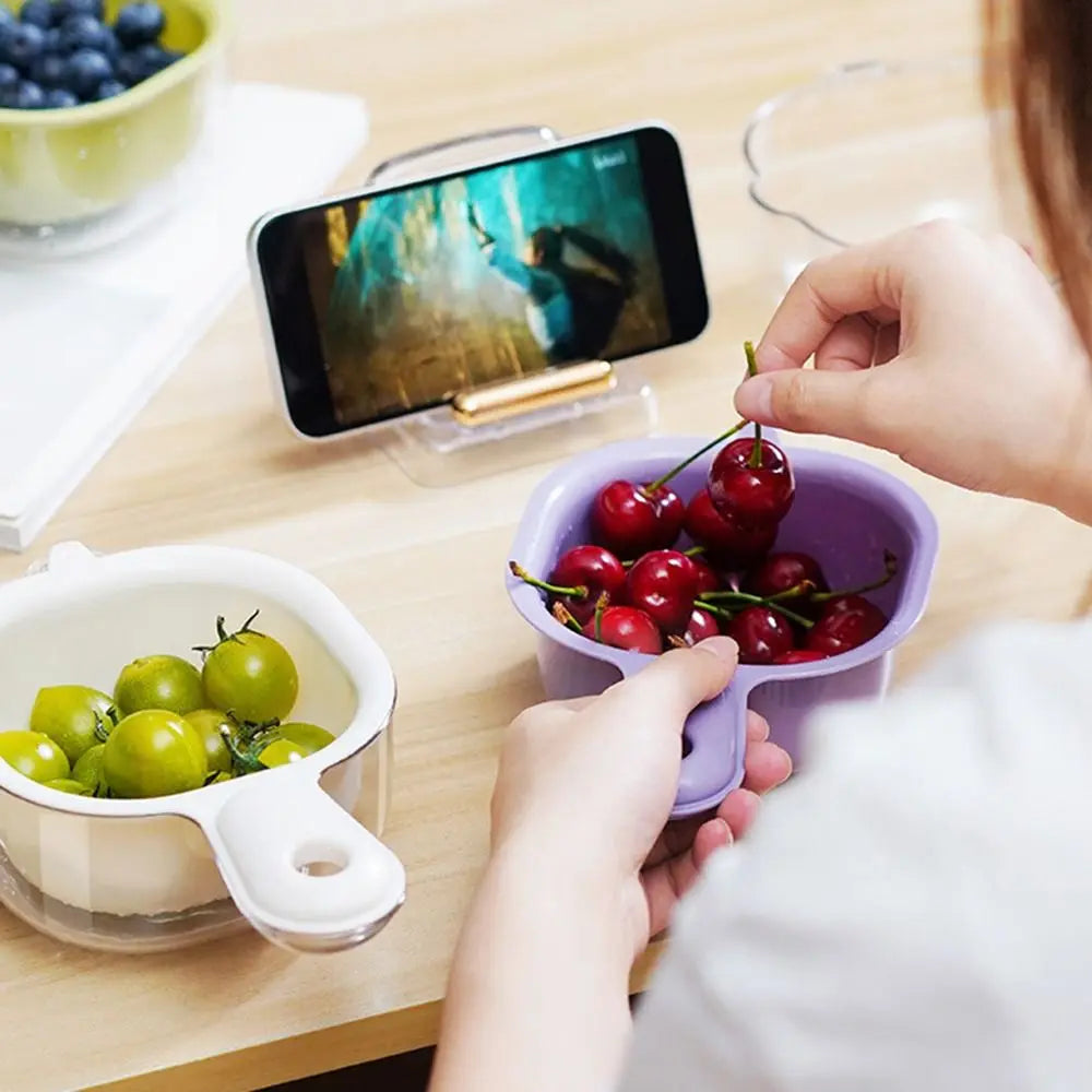 Fruits Vegetable Washing Drainage Basket  Bowl 