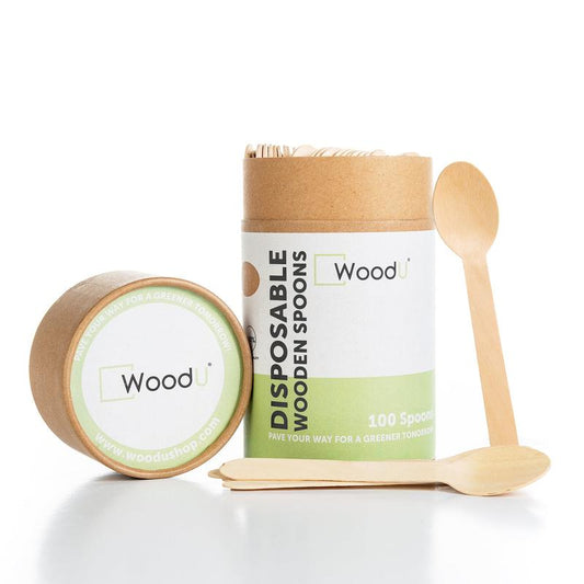 Natural Eco-Friendly Wooden Disposable Spoons 
