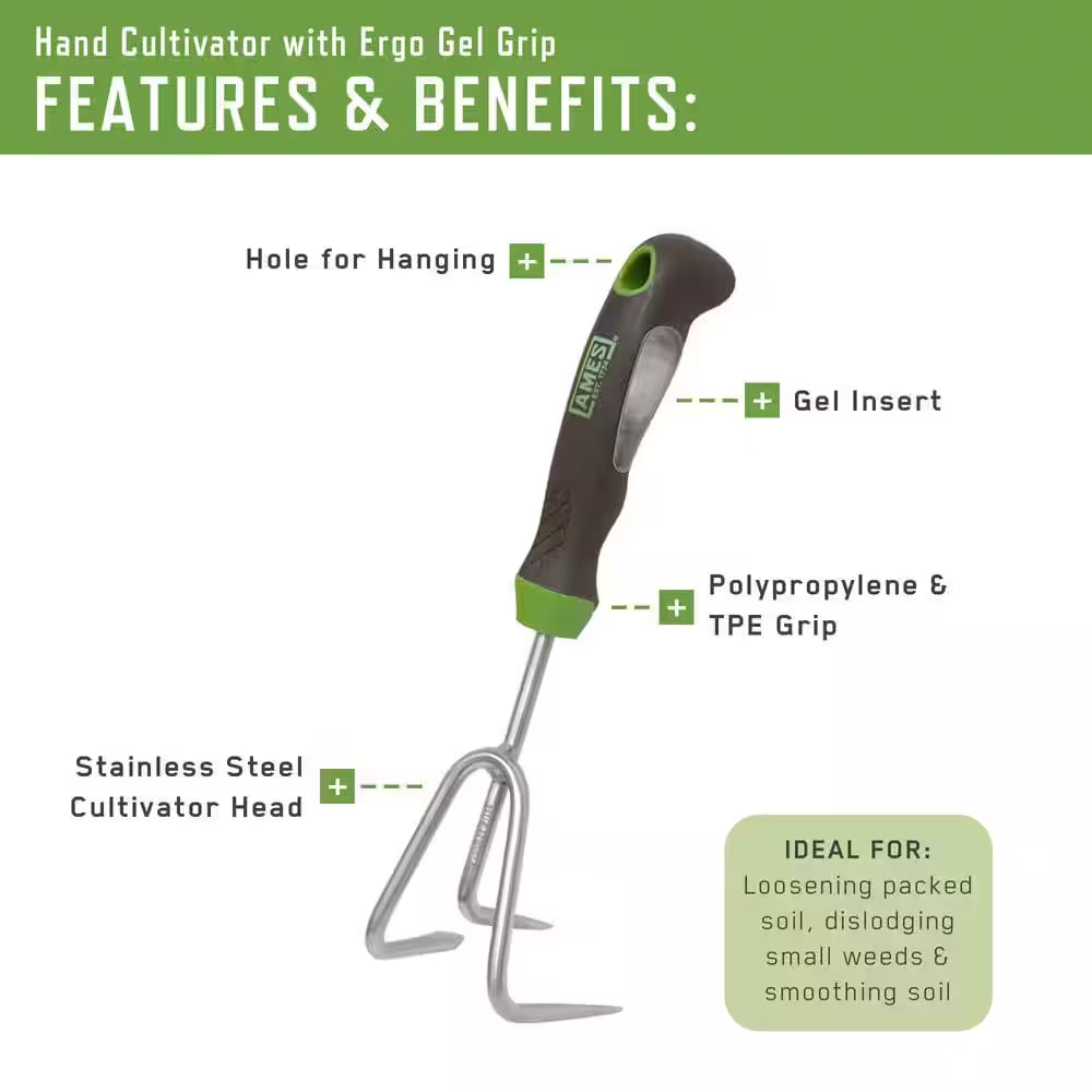 2-Piece Ergo Gel Grip Garden Tool Set