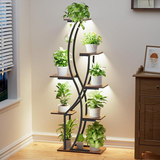 Metal Plants Flowers Stand Holder - 7 Tiered