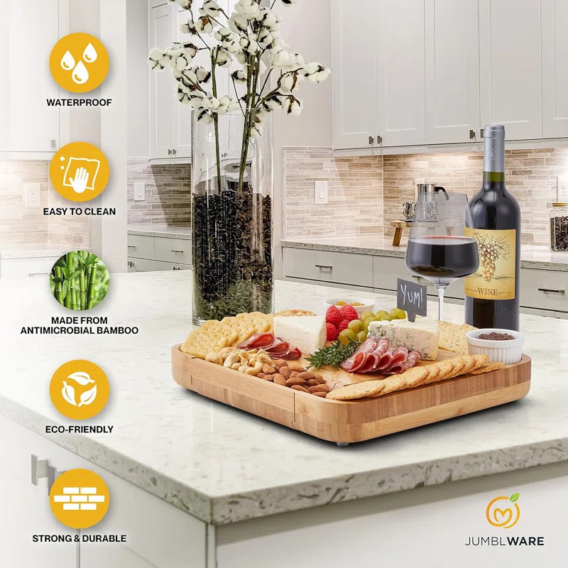 Bamboo Cheese Serving Board by