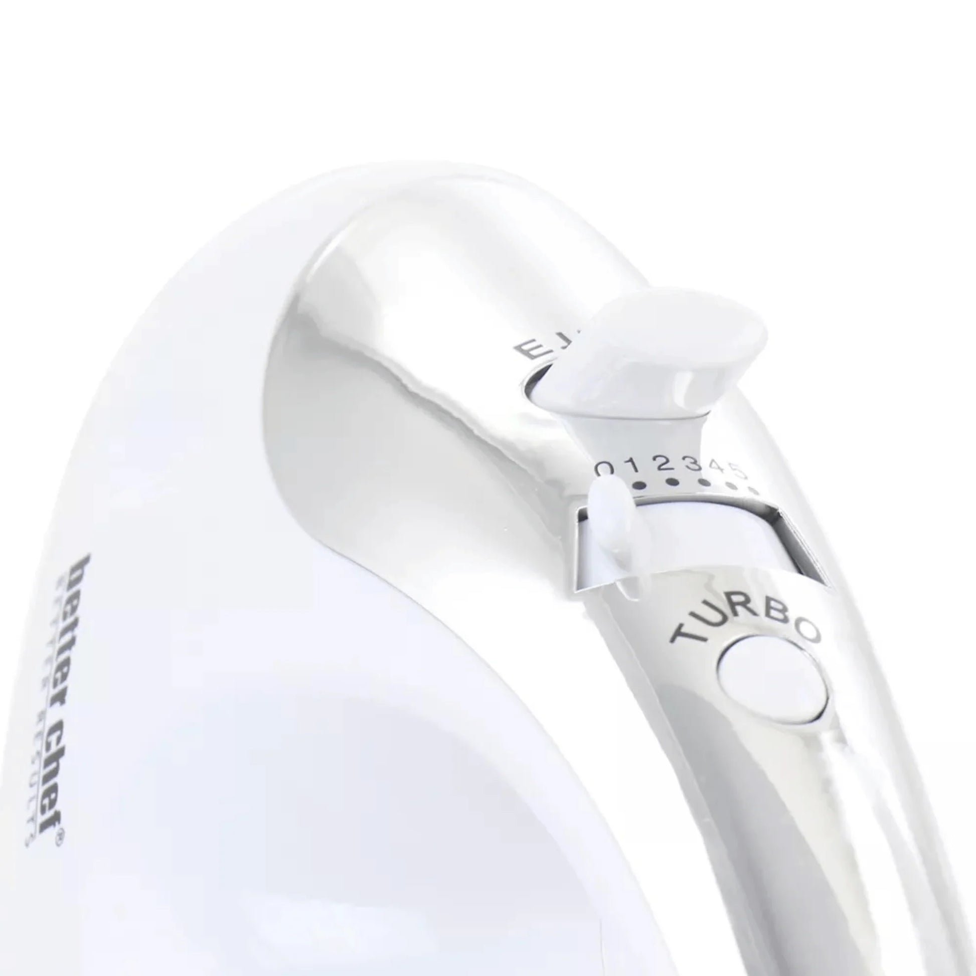 Better Chef 200-Watt 5-Speed Stand/Hand Mixer with Mixing Bowl – White