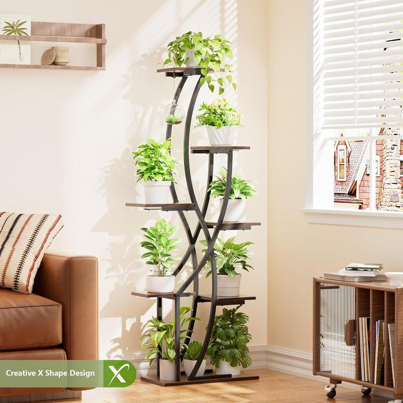 Metal Plants Flowers Stand Holder - 7 Tiered