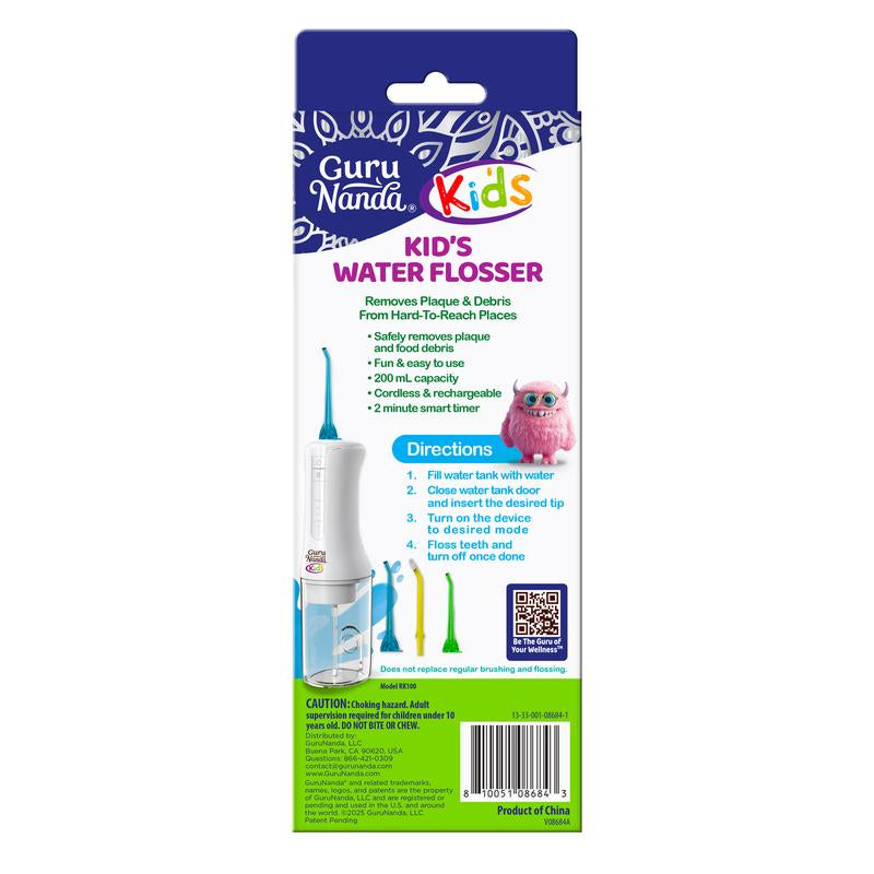 Gurunanda Kid'S Water Flosser 200Ml - Compact Design for Easy Use
