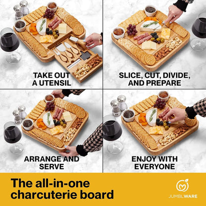 Bamboo Cheese Serving Board by