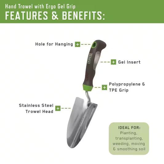 2-Piece Ergo Gel Grip Garden Tool Set