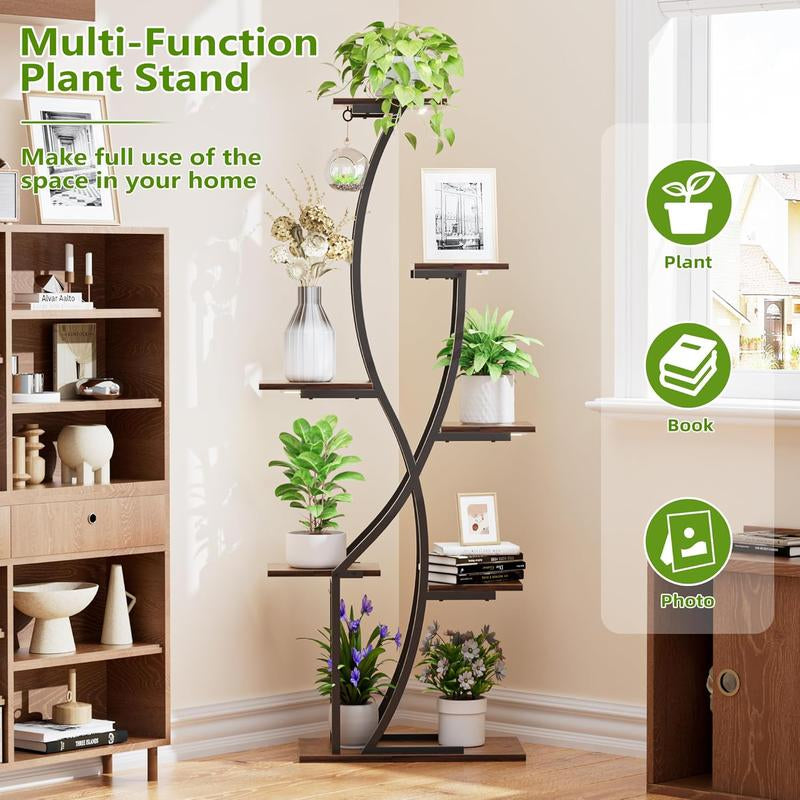 Metal Plants Flowers Stand Holder - 7 Tiered